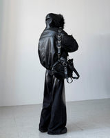 Keysia Fur Leather Jumper