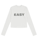 Easy Sheer Long Sleeve - White