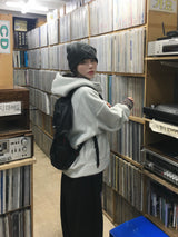 ログハイネックフリースビジョフードジップアップ（2c）