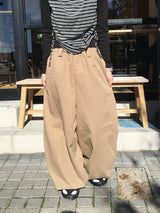 97 Star Cotton Wide Pants (3c)