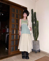 (3color) Shirring Wrap Pocket Long Skirt