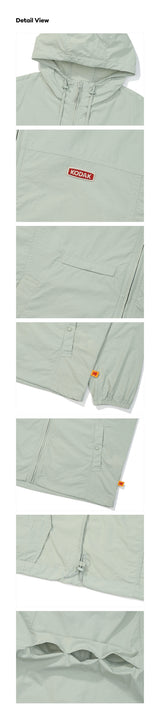 アイスポップフーデッドロングスリーブドジャケット【MINT GREEN】