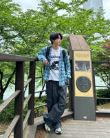 ルークオーバーフィットチェックシャツ