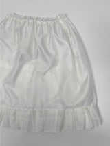 Shiny Flare Midi Skirt