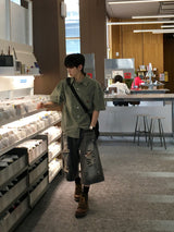 Melan Destroid Bermuda Denim Pants 2C