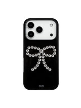 ribbon stud case (black)