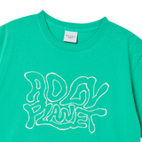 25SS ADLV プラネットショートスリーブTシャツ ダーク ライトグリーン