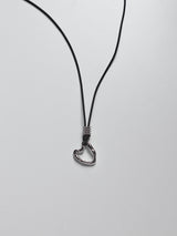 heart frame necklace