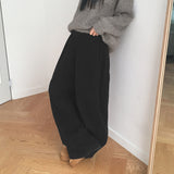 ターノンコットンカラーワイドバンディングパンツ