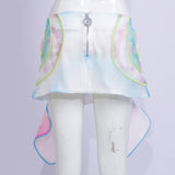 colorful spotted butterfly skirt