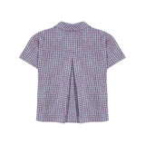 チェックシャツ_Navy