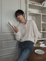 Talo Rib Henley Neck Knit