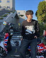 クラッシュ スウェットシャツ（ホワイト）