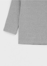 [B-BASIC] スタンダードボートネック 7/8 スリーブTシャツ 2サイズ