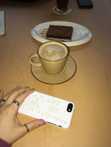 snow hard glossy phone case