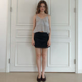 Maga sleeveless blouse (light gray)