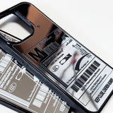 Fresh Love Delivery Label Bumper Mirror Phone Case (BK)