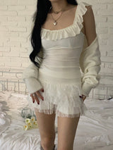 Angel frill lace pants (skirt)