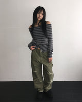 カーペンターダメージパンツ