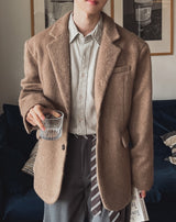 Brulee Wool Over Blazer