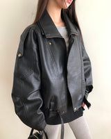 ノエムカラーオーバーサイズレザージャケット