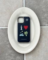 【MADE】 i ♥ サマーフォンケース (navy)
