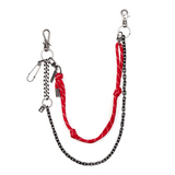 BBD 2-Line Detachable Rope Pants Chain (Black&White)