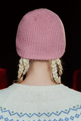 CLASSIC LOGO BEANIE / PINK