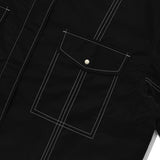 COLLECTION SOFT VELVET WOVEN JUMPER [BLACK]