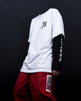 BBDスケッチロゴTシャツ(White)