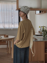 ケリフデッキオーバークロップ半袖Tシャツ