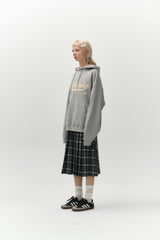 check skirt (grey)