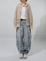 (UNISEX) カモワイドデニムパンツ