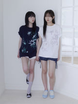 クレヨンフルーツTシャツ (ペアホワイト)