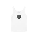 DYON METAL LOGO HEART PATCH SLEEVELESS (2Color)