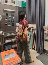[LAN ARCHIVE] Suede Utility Backpack