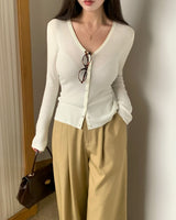 Recipe Long Sleeve Knit Cardigan