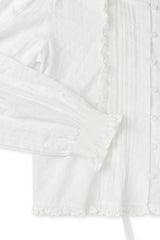 Mont lace blouse_ivory