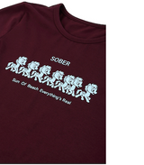 Sober Parade T-shirt WINE