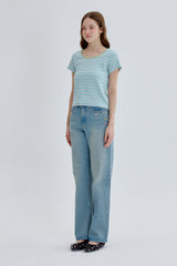 Stripe T-shirt [Green]