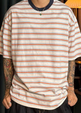 Dangara Stripe Stella Short Sleeve 2COLOR