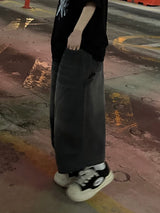 panel denim carpenter pants