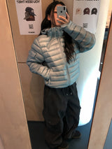 コイカットブラッシュドデニムカーゴパンツ