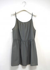 ribbon strap layered dress
