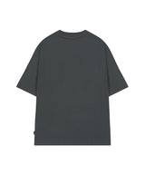 エンジェルラビットアスキーグラフィックオーバーフィットTシャツ - ライトチャコール