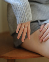 Maze ring (silver) *1PCS