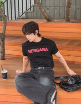 ルーベルトセミマッスルフィットショートスリーブTシャツ