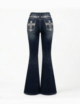 Cross point denim