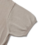 Totem short sleeve knit / Ecru