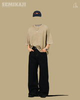 [SEMADE] Short Essential Salt Pigment Sleeve 에센셜 솔트 피그먼트 슬리브 (반팔)